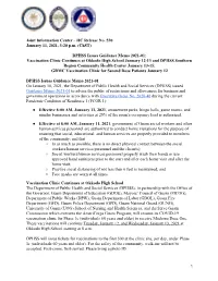 Joint Information Center - JIC Release No