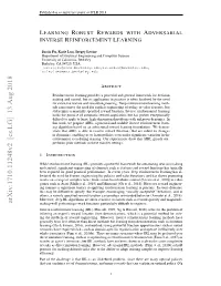 Learning Robust Rewards with Adversarial Inverse Reinforcement Learning