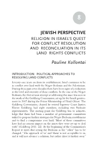 On the Significance of Religion in Conflict and Conflict Resolution