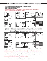 Sleeping Layout