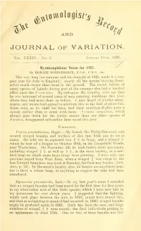 The Entomologist's Record and Journal of Variation