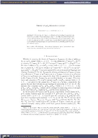 Theory of G-T G-Separation Axioms 1. Introduction Whether It Concerns The