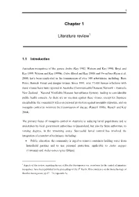 Chapter 1 Literature Review1