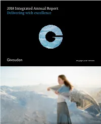 2018 Integrated Annual Report Delivering with Excellence with Delivering Report Annual 2018 Integrated Key Figures
