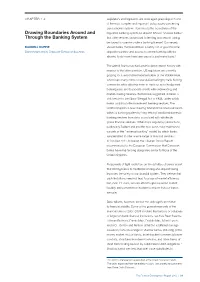 Drawing Boundaries Around and Through the Banking System