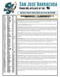 Game Notes | Game 48 | Watch: Ahllive.Com | Listen: AM 1220 KDOW