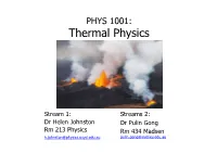 Thermal Physics