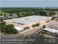 Add-Value Former Walmart and Outlot