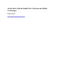 Libraries and Mobile Technologies
