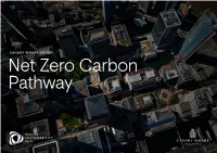 Net Zero Carbon Pathway CANARY WHARF GROUP NET ZERO CARBON PATHWAY 2 Foreword