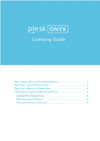 Licensing Guide