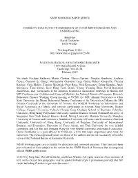 Visibility Bias in the Transmission of Consumption Beliefs and Undersaving