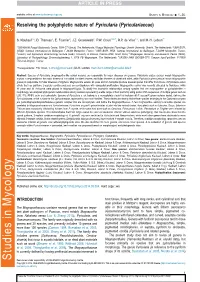Resolving the Polyphyletic Nature of Pyricularia (Pyriculariaceae)