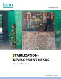 Stabilization- Development Nexus