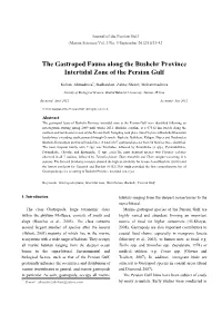 The Gastropod Fauna Along the Bushehr Province Intertidal Zone of the Persian Gulf