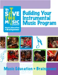 Building Your Instrumental Music Program