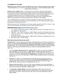 For Immediate Release