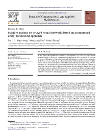 Stability Analysis on Delayed Neural Networks Based on an Improved Delay-Partitioning Approach