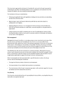 This Document, Approved by the Board of Hachette UK, Sets out The