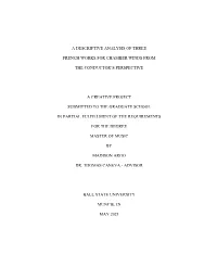 A Descriptive Analysis of Three