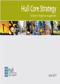 Hull Core Strategy Volume 3: Report on Engagement