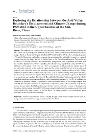 Exploring the Relationship Between the Arid Valley Boundary's