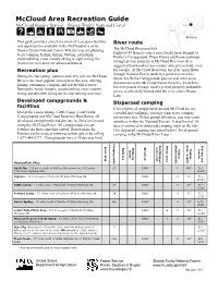 Mccloud Area Recreation Guide