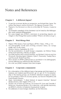 Notes and References