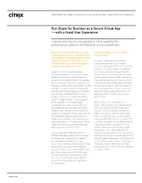 Run Skype for Business As a Secure Virtual App—With a Great User Experience