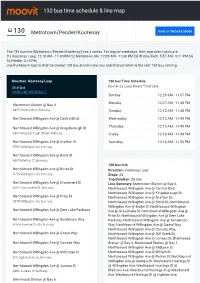 130 Bus Time Schedule & Line Route