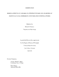 Dissertation Residual Effects Of