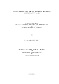 Feature Modeling and Automated Analysis for an Embedded Software Product Family