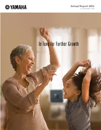 In Tune for Further Growth Introduction