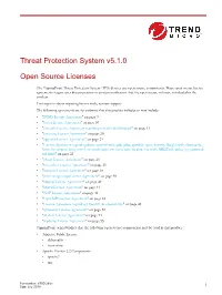 Open Source Licenses