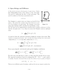 3. Open Strings and D-Branes