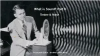3A Whatissound Part 2