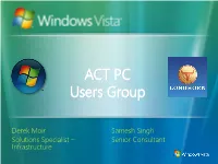 ACT PC Users Group