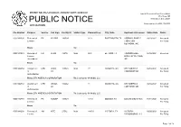 Public Notice &gt;&gt; Licensing and Management System Admin &gt;&gt;