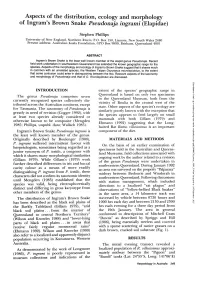 Aspects of the Distribution, Ecology and Morphology of Ingram's Brown Snake Pseudonaja Ingrami (Elapidae)