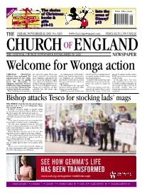Bishop Attacks Tesco for Stocking Lads' Mags