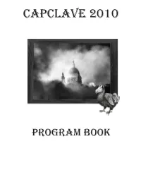 Capclave 2010 Program Book.Indd