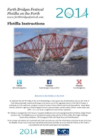 Forth Bridges Festival Flotilla on the Forth Flotilla Instructions