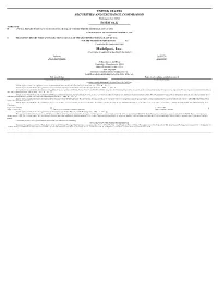 Hubspot, Inc. (Exact Name of Registrant As Specified in Its Charter)