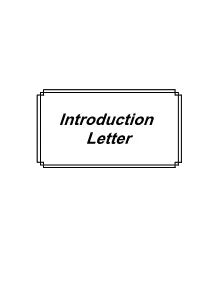 Introduction Letter