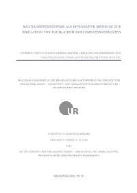 Multiagentensysteme Als Integrative Methode Zur Simulation Von Räumlichem Konsumentenverhalten