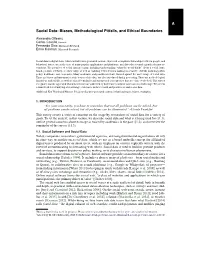 Social Data Biases and Methodological Pitfalls