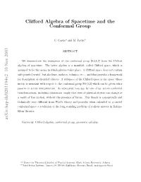 Clifford Algebra of Spacetime and the Conformal Group