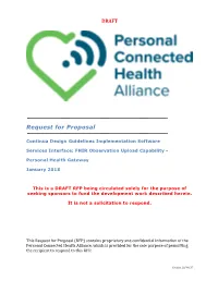 CODE RFP PHG FHIR Observation Upload 20180117
