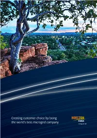 Creating Customer Choice by Being the World's Best Microgrid Company