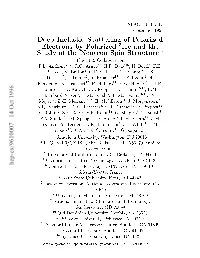 Deep Inelastic Scattering of Polarized Electrons by Polarized 3He and The